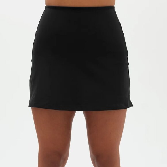 Girlfriend Collective High Rise Sport Skort in Black Size XS‎ NWT - Picture 1 of 12